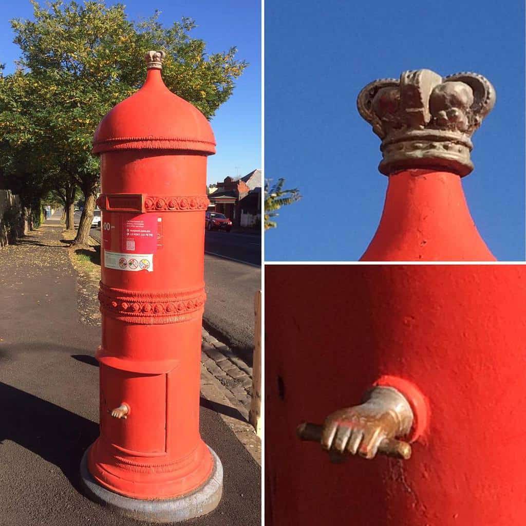 Historic letterbox with wonderful details