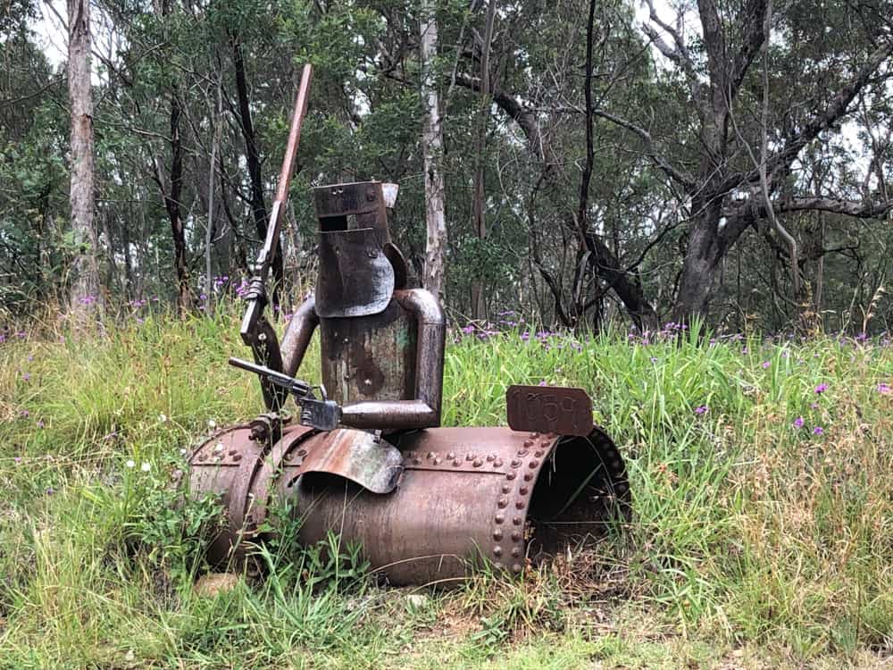 Ned Kelly letterbox
