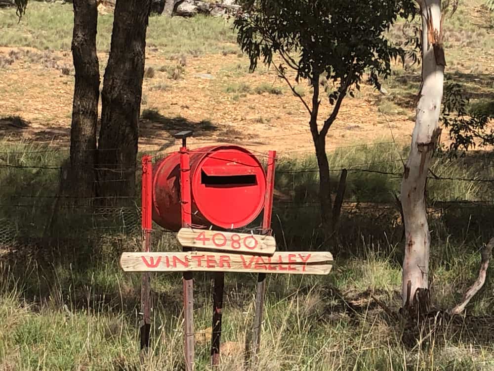 Winter Valley letterbox