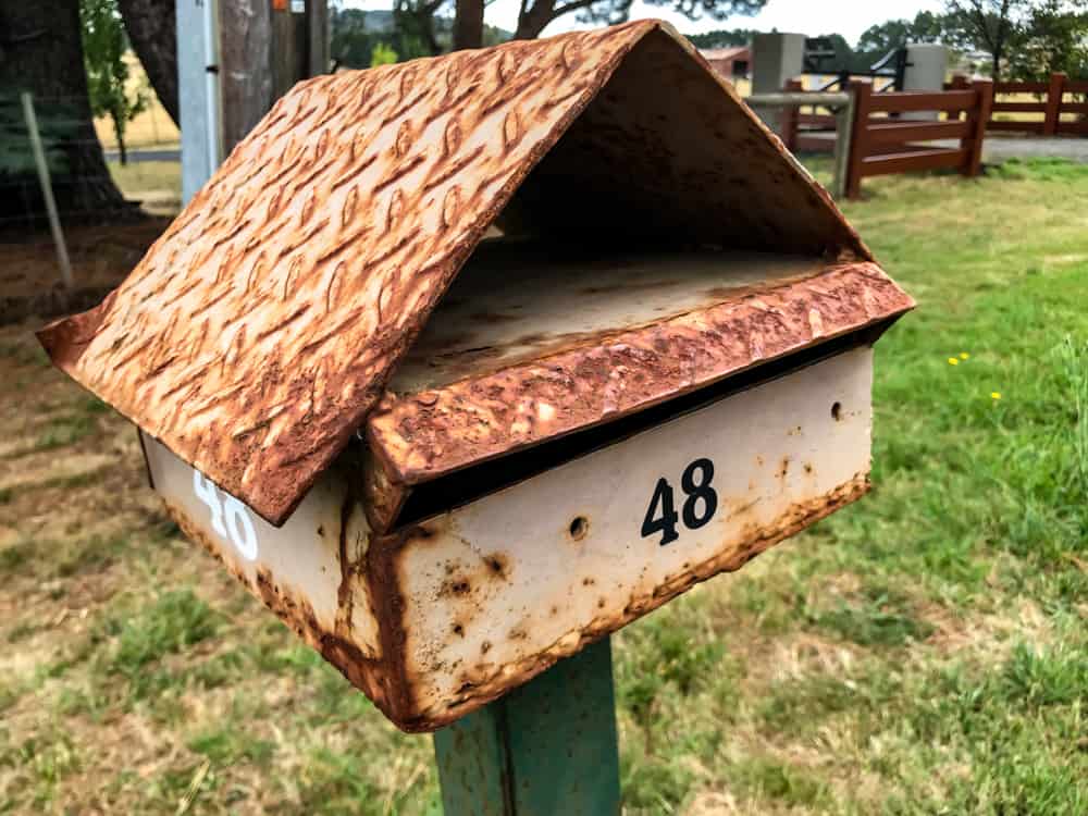 Rusty letterbox