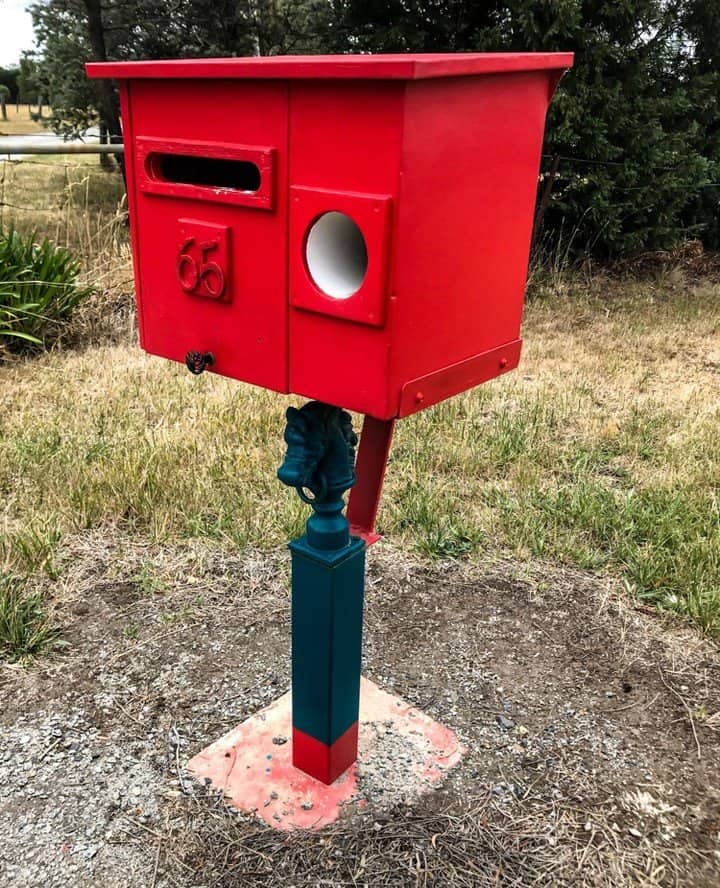 Horsehead letterbox. Previously featured, but repainted!