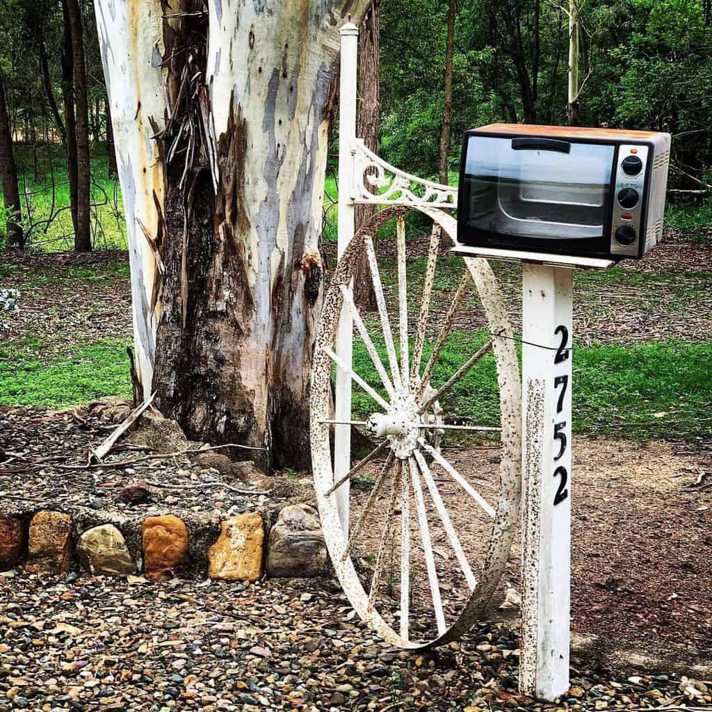 Microwave letterbox in Kenilworth, Qld